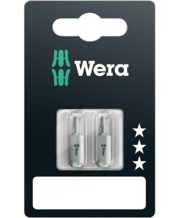 Wera 851/1 RZ skrūvgriežu uzgaļi ģipškartona skrūvēm PH 2 x 25mm, 2 gab., blisterī
