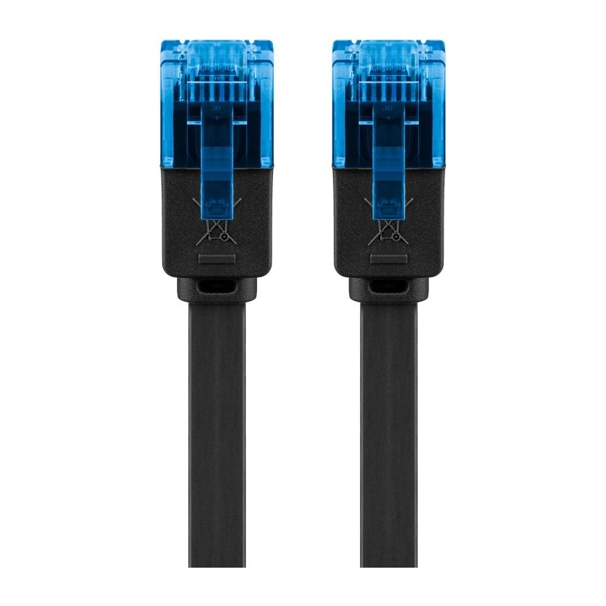 Goobay 96356 сетевой кабель Черный 7 m Cat6a U/UTP (UTP) – 4