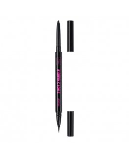 Wibo 2 Hot 2 Handle 2 in 1 Double Akių apvadas & Eyepencil Melns