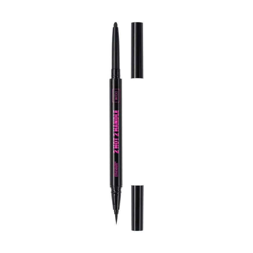 Wibo 2 Hot 2 Handle 2 in 1 Double Eye Liner & Eyepencil Black