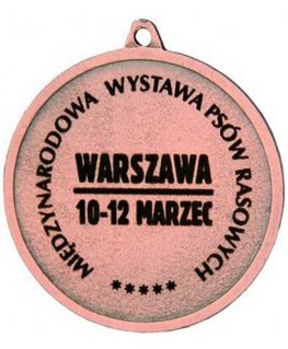 Tryumf Bronzas medaļa ar vietu emblēmai 50 mm - lāzergravēta tērauda medaļa - RMI
