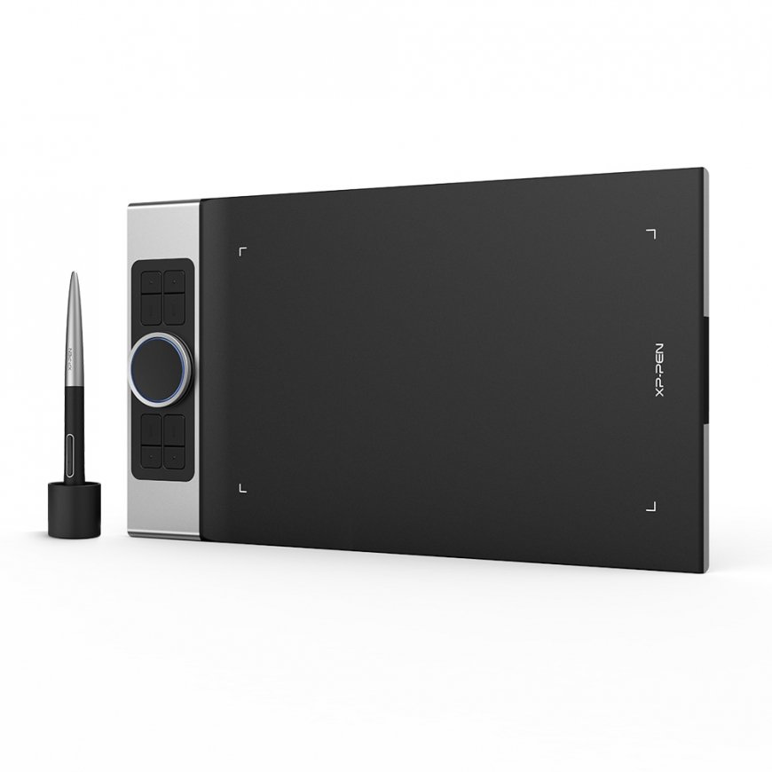 XPPen Deco Pro MW graphic tablet Black, Silver 5080 lpi 279.4 x 152.4 mm Bluetooth