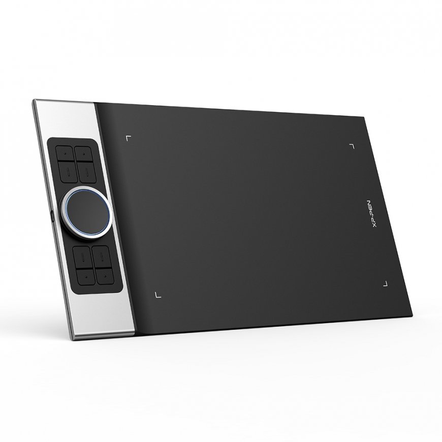 XPPen Deco Pro MW graphic tablet Black, Silver 5080 lpi 279.4 x 152.4 mm Bluetooth – 4