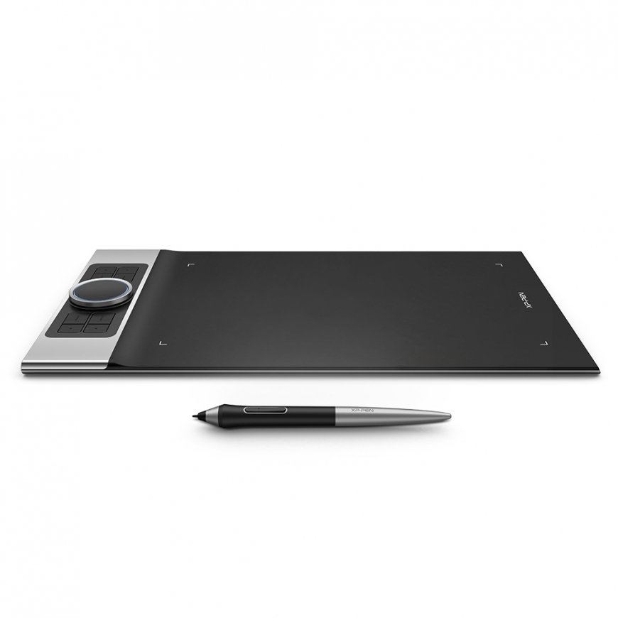 XPPen Deco Pro MW graafikalaud Must, Hõbe 5080 lpi 279,4 x 152,4 mm Bluetooth – 5