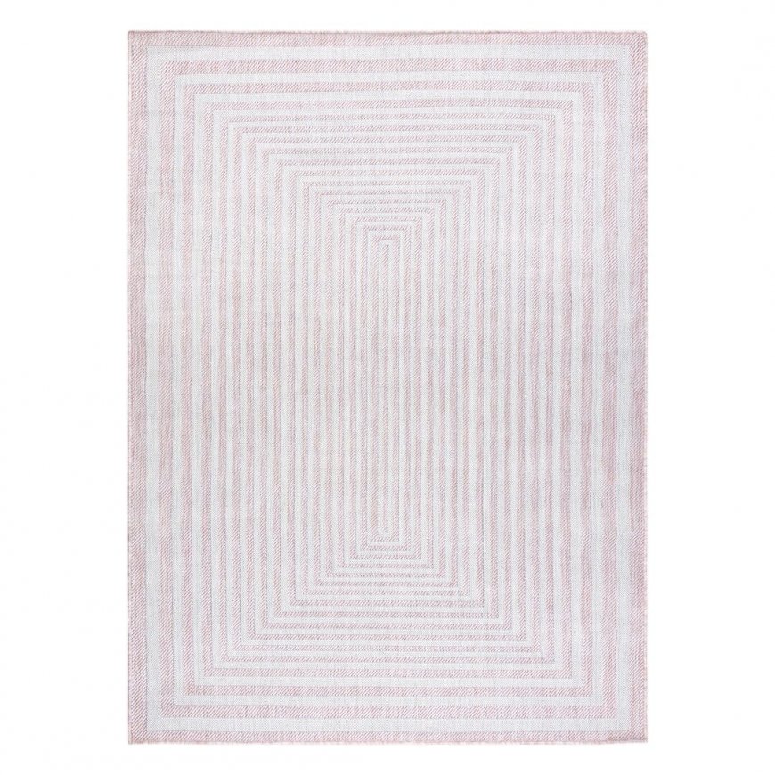 Rozā VINEA MAZE kilimēlis 140x190 Hakano