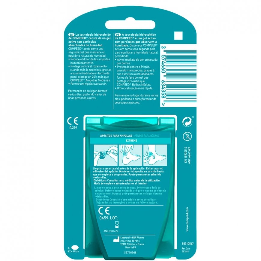Compeed pūtīšu plāksteri ekstremāli 5 gb