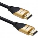Qoltec 50355 HDMI kabelis 2 m HDMI Type A (Standard) Melns