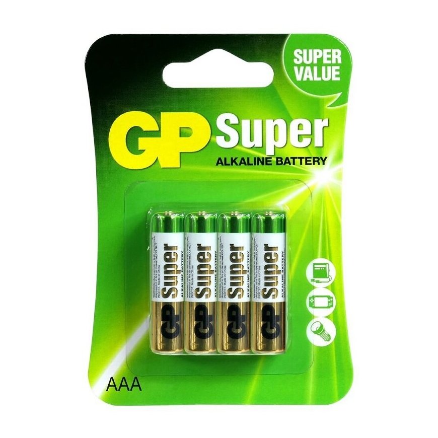 GP LR03 AAA Супер батарейки 5 шт.