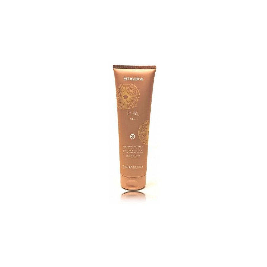 ECHOSLINE Curl Control lokkis ja lainelistele juustele mõeldud mask, 300 ml