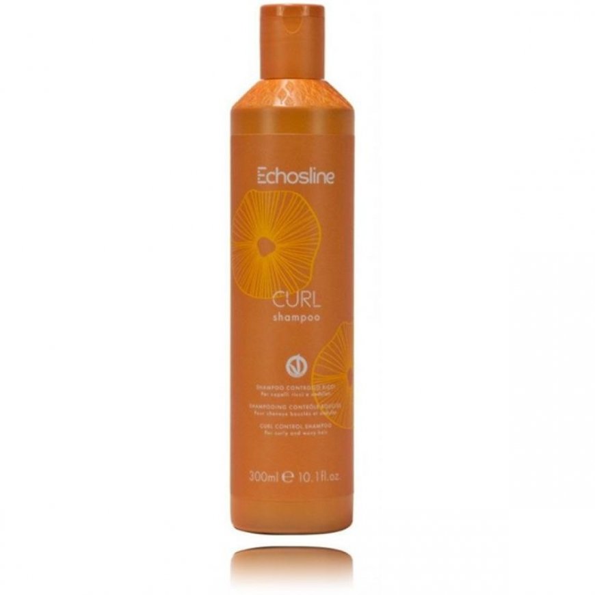 ECHOSLINE Curl Control lokkis ja lainelistele juustele mõeldud mask, 300 ml – 2