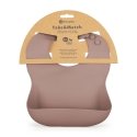 Petite&Mars Sam - silicone bib | Velvet Latte