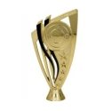 Plastic Golden Figurine with Space for Emblem Plastic Golden Figurine with Space for Emblem