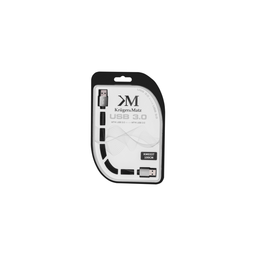 Kruger & Matz USB 3.0 - кабель USB 3.0 длиной 1 м