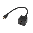 Cabletech HDMI adapteris - 2 x ligzda uz 30 cm kabeļa Cabletech HDMI adapteris - 2 x ligzda uz 30 cm kabeļa
