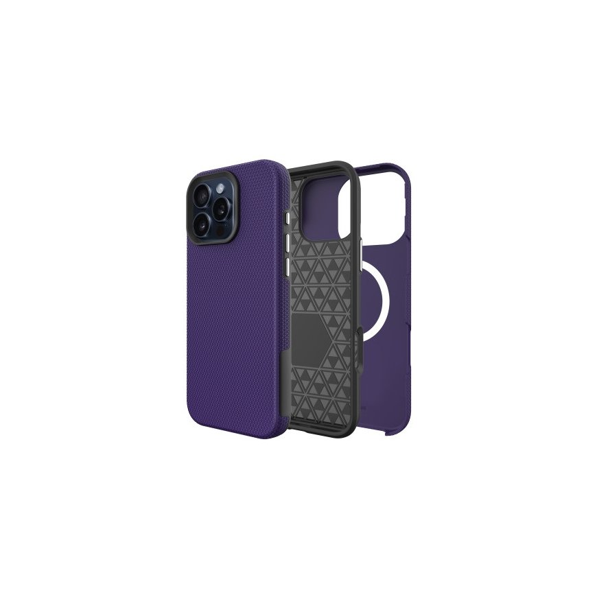 Dėklas Perfectionists Triangle Mag Case Apple iPhone 14 Pro Max violetinis – 2