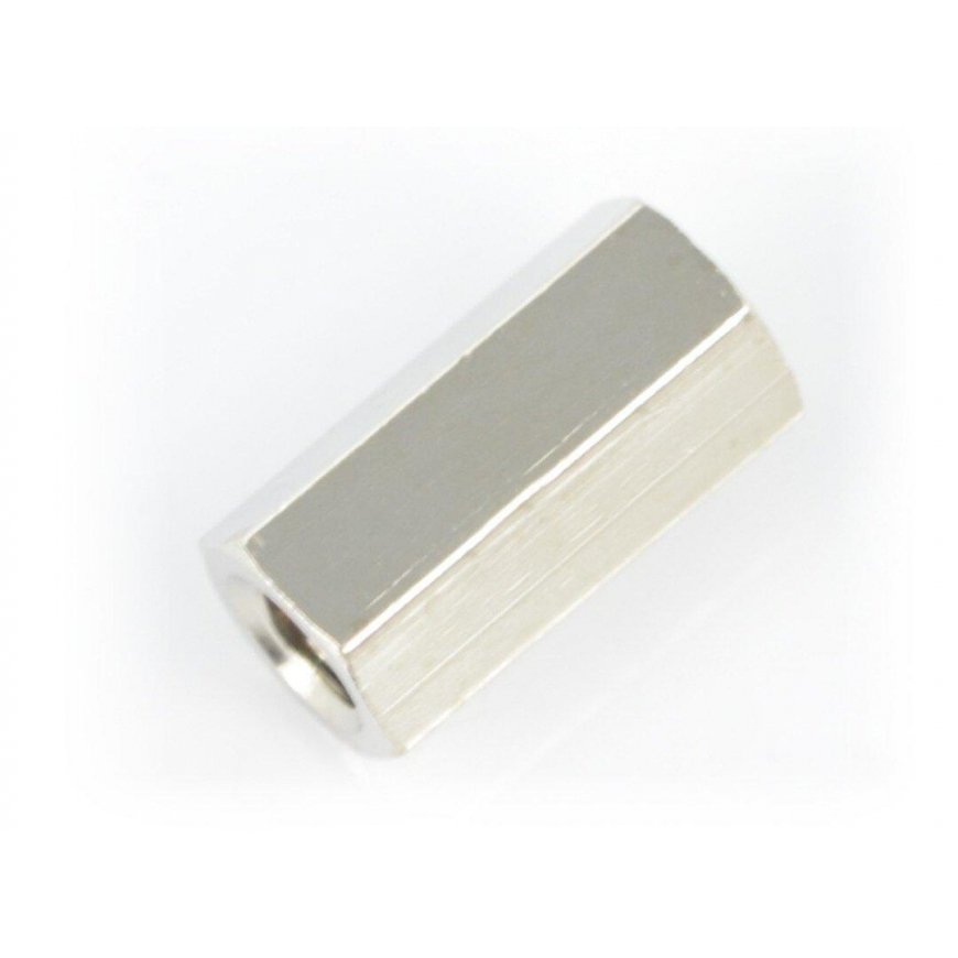 Oem Brass Spacers - Silver - 10mm - Pack of 10 – 2