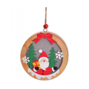 Gama Ewa Kraszek Wooden Christmas Light - Round Gama Ewa Kraszek Wooden Christmas Light - Round