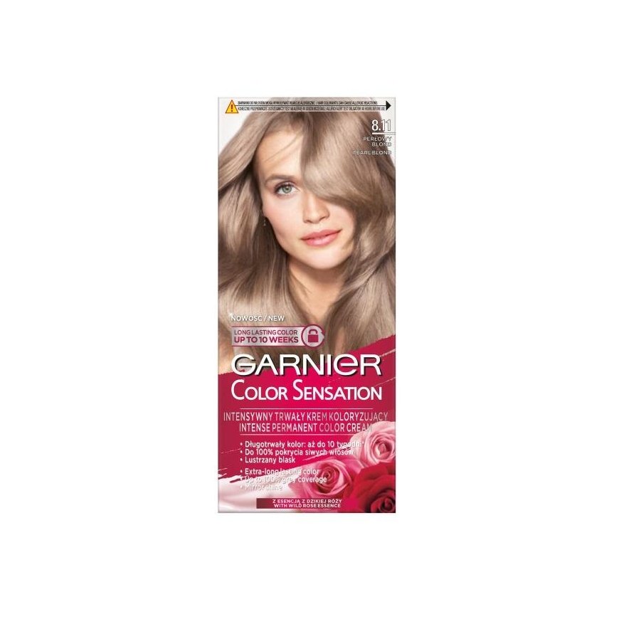 Garnier Color Sensation 8.11 Pearl Heleš juustele