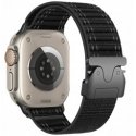 Beline тканевый нейлоновый ремешок в диагональном стиле для парашюта для Apple Watch 42/44/45/49 мм черного цвета Beline тканевый нейлоновый ремешок в диагональном стиле для парашюта для Apple Watch 42/44/45/49 мм черного цвета