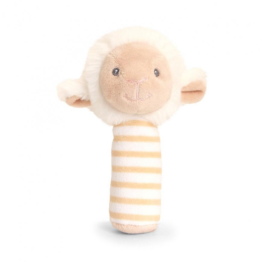 Keel Toys Pehme Beebi Lammas Stick Barškutis 14 cm