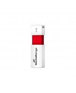 MediaRange MR970 USB флеш накопитель 4 GB USB тип-A 2.0 Красный, Белый