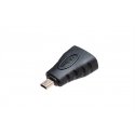 Akasa AK-CBHD22-BK kabeļu spraudņu pāreja HDMI Type A (Standard) HDMI Type D (Micro) Melns Akasa AK-CBHD22-BK kabeļu spraudņu pāreja HDMI Type A (Standard) HDMI Type D (Micro) Melns