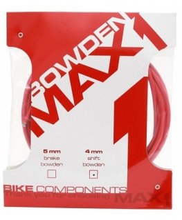 Shifting bowden MAX1 4mm - red, 3m