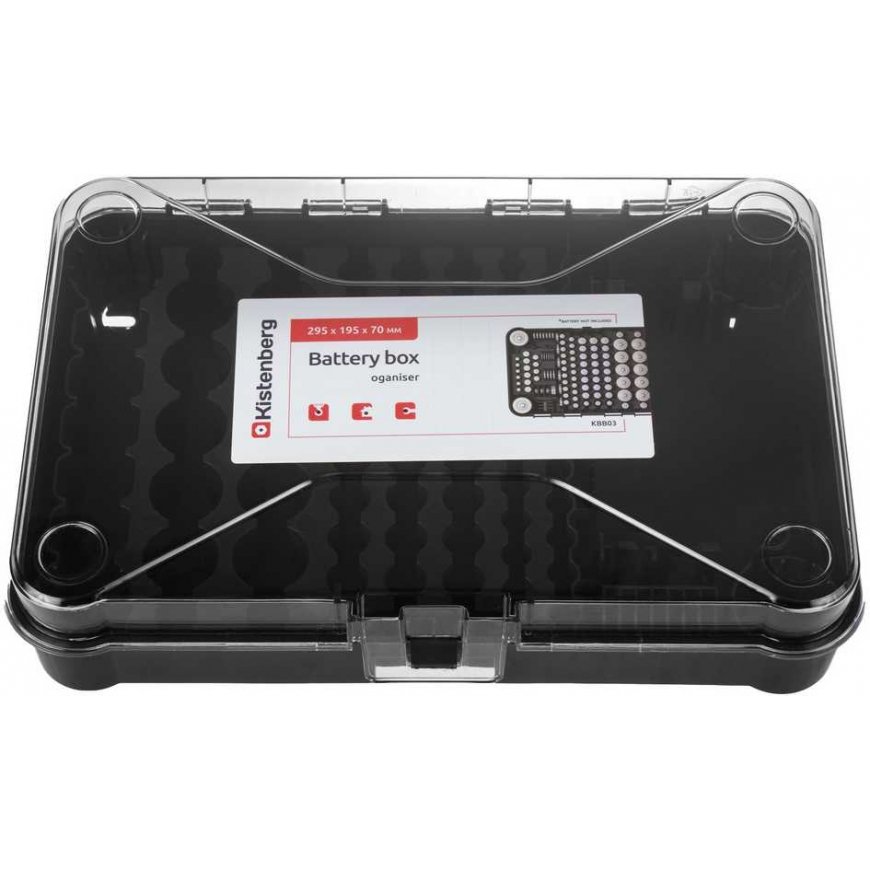 Prosperplast Organizer with Battery GreenBlue Varta Box GB189