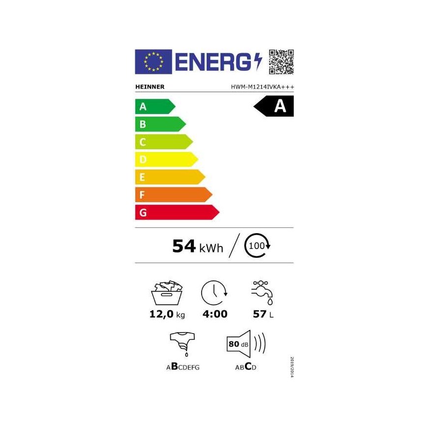SKALBIMO MASINA HEINNER HWM-M1214IVKA+++ – 2
