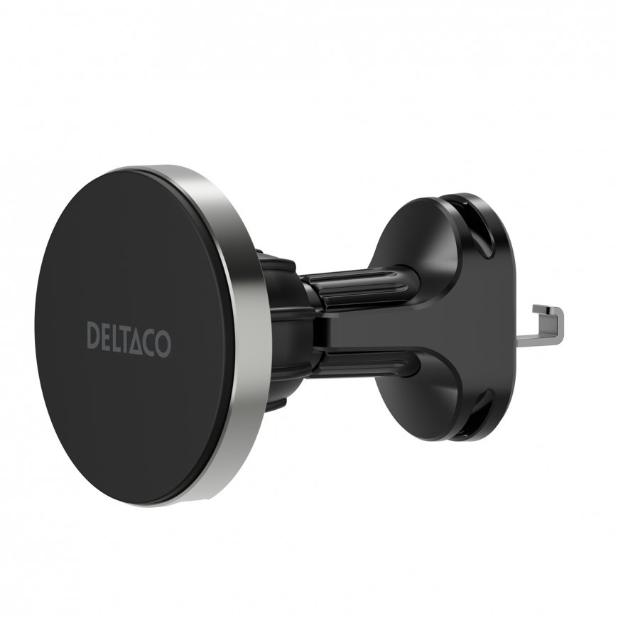 Deltaco QI-C1000 mobile device charger Smartphone, Universal Black Cigar lighter Wireless charging F