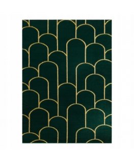 Kiliminis kilimėlis ESTEMA ARTDECO 2 spalvų buteliukui, žalias, 160x220, Hakano