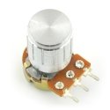 OEM Potentiometer Knob GCL15 Silver - 6/15mm - x5 OEM Potentiometer Knob GCL15 Silver - 6/15mm - x5