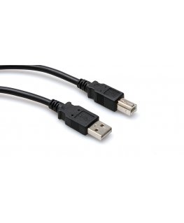 Hosa Technology USB-205AB USB kabelis USB 2.0 1,5 m USB A USB B Melns