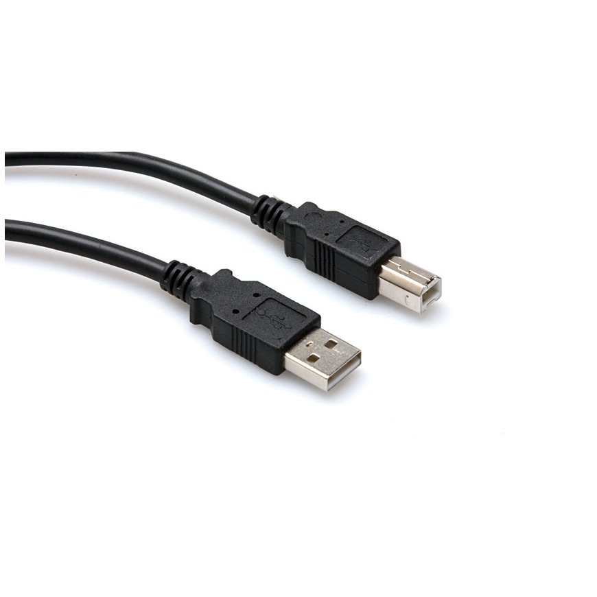 Hosa Technology USB-205AB USB cable USB 2.0 1.5 m USB A USB B Black