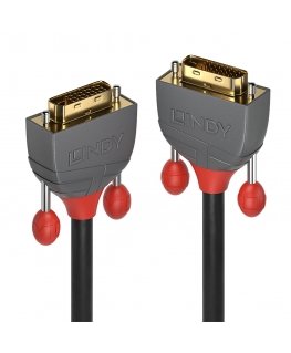 Lindy 36222 DVI-kaapeli 2 m DVI-D musta