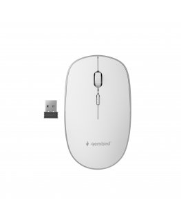 Gembird MUSW-4B-01-W mouse Office Ambidextrous RF Wireless Optical 1600 DPI