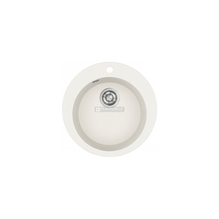 Компотекса раковина из каменной массы HELIKA Clarus SR100W, цвет Silicsana: Белый | Alba 710 – 2