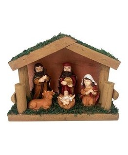 CHRISTMAS STARTER SCENARIO 15X6.5X11CM SASKA GARDEN