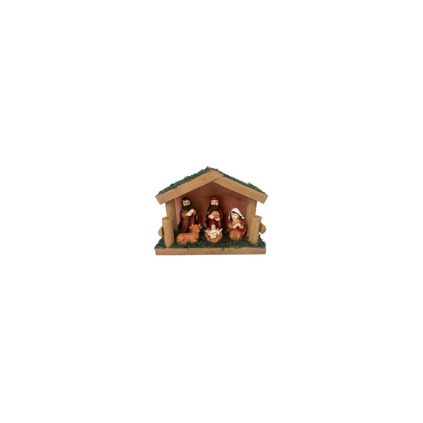 Jõulualguse stsenaarium 15x6,5x11cm Saskia aed.