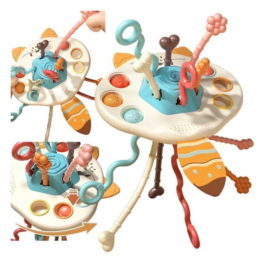 Woopie Montessori sensoriālie rotaļlietas – lapsas