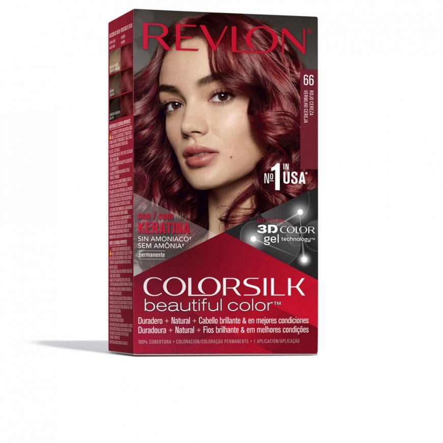 Revlon Colorsilk 66 Cherry Red Colorless Polyethylene Ammonia-Free – 2
