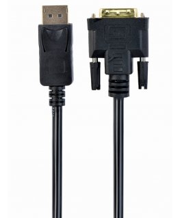 Gembird CC-DPM-DVIM-6 videokaapeli-adapteri 1,8 m DisplayPort DVI musta