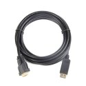 Gembird CC-DPM-DVIM-6 videokaapeli-adapteri 1,8 m DisplayPort DVI musta Gembird CC-DPM-DVIM-6 videokaapeli-adapteri 1,8 m DisplayPort DVI musta