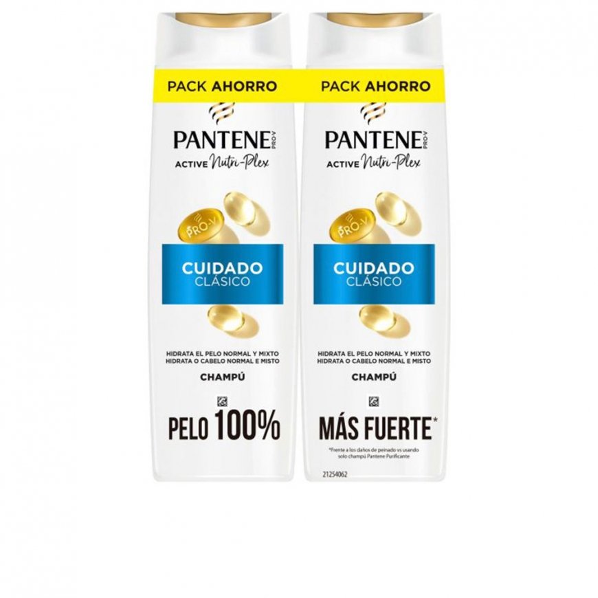 Pantene Cuidado Clásico Shampoo 2 X, 325 ml