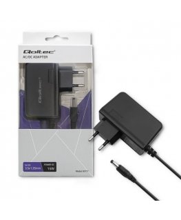 Qoltec 50777 power adapter/inverter Indoor 15 W Black