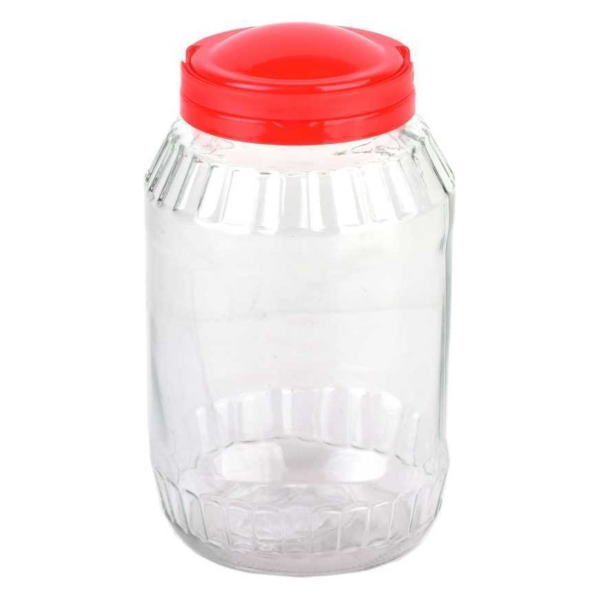 Cookini Mondex BASIC KITCHEN - lasipurkki 3,1 l kahvalla, mitat 15 x 15 x 26,5 cm