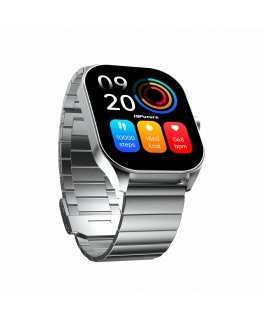 Hifuture Apex 5,18 cm (2.04") AMOLED 40 mm Digitaalne 368 x 448 pikslit Puutetundlik ekraan Hõbe