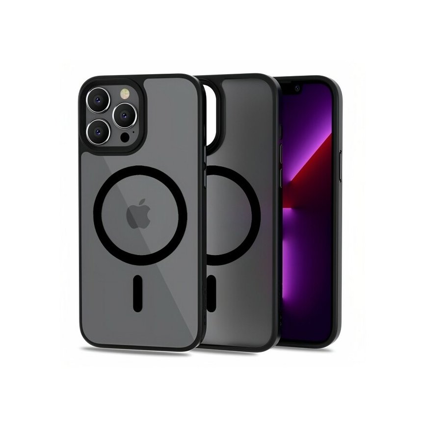 Dėklas Reach Matte MagSafe Apple iPhone 17 Pro, juodas