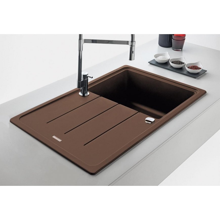 Franke Basis Granite Sink, BFG 611-78, Stone Grey – 2