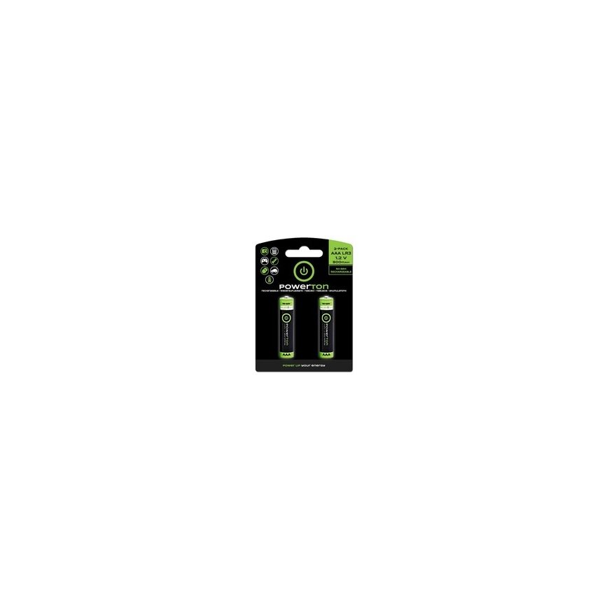 Powerton ENERGY RECHARGE Ni-MH akut, AA, 2 kpl pakkauksessa – 2